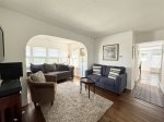 Step into the bright and welcoming living room